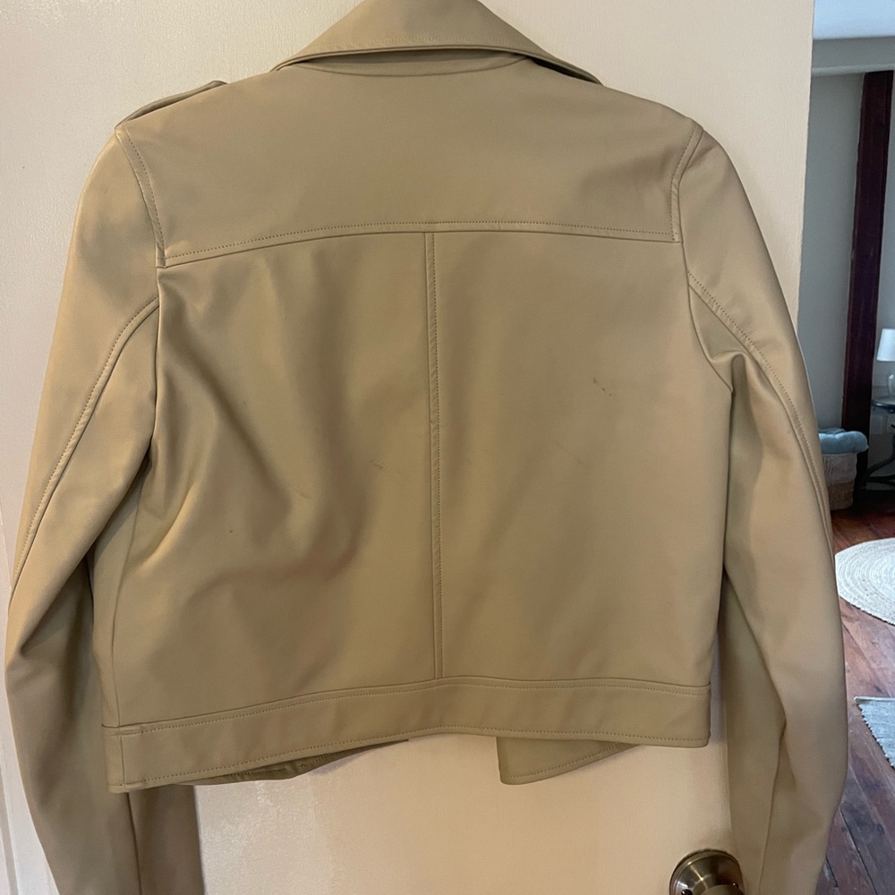 Tan "Leather" Jacket - Picture 2 of 3